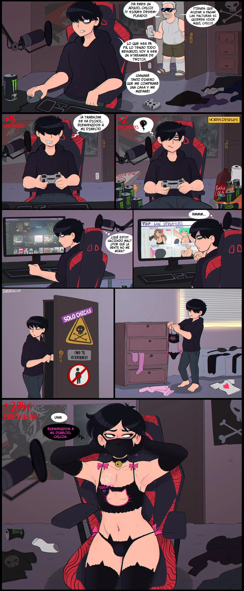 Goth femboy shadbase